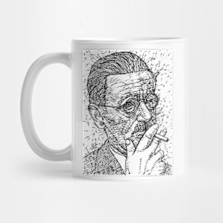 JAMES JOYCE - ink portrait .2 Mug